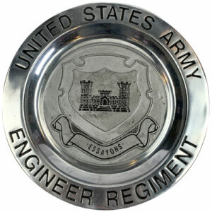 Pewter Regimental Plate
