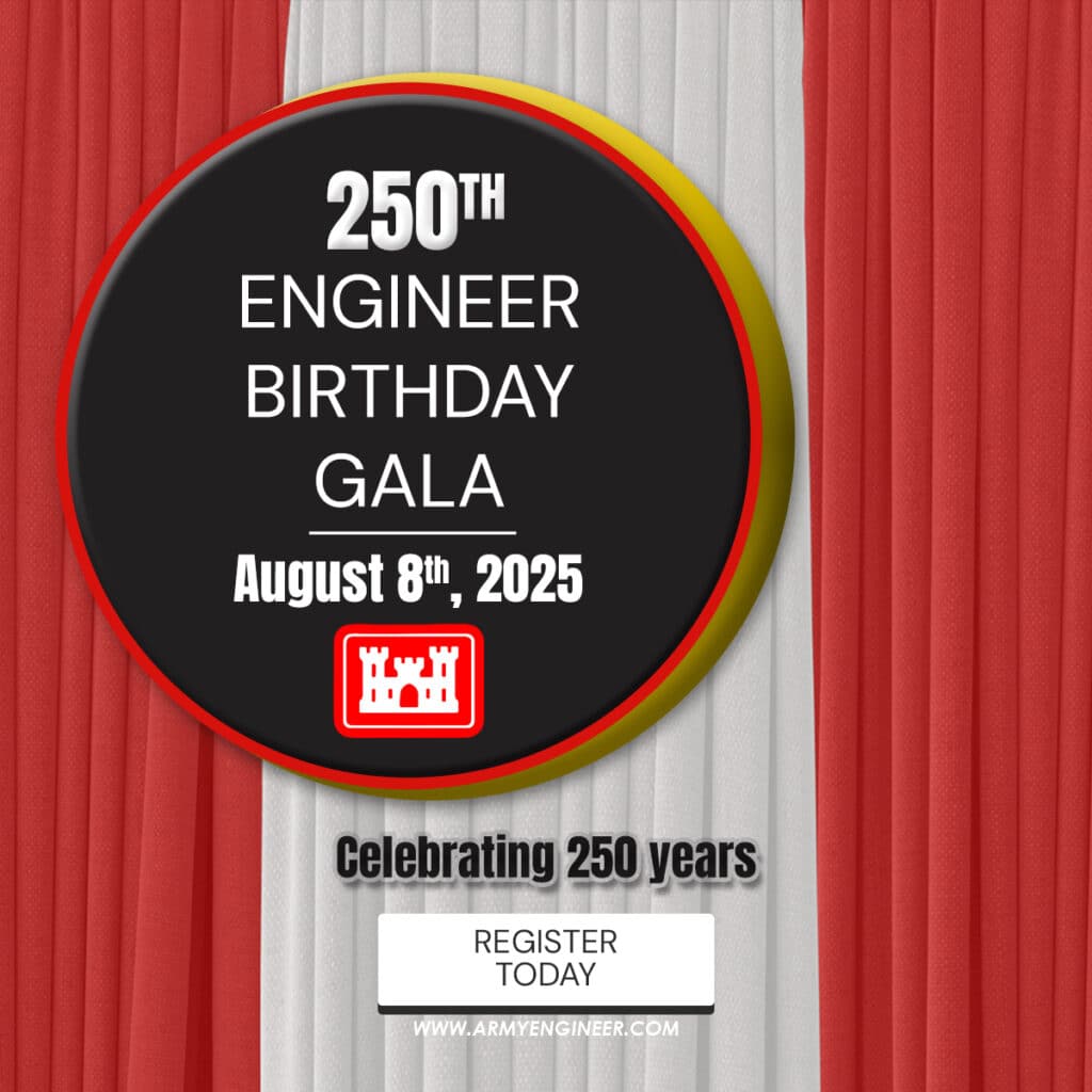 United States Army Corps of Engineers 250th Engineer Anniversary Gala Registration image from the Army Engineer Association. The event is commonly known as the Castle Ball, and is annually held in the Washington DC area, more specifically Arlington Virginia