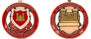 Friend of the Regiment Medal Front and Back